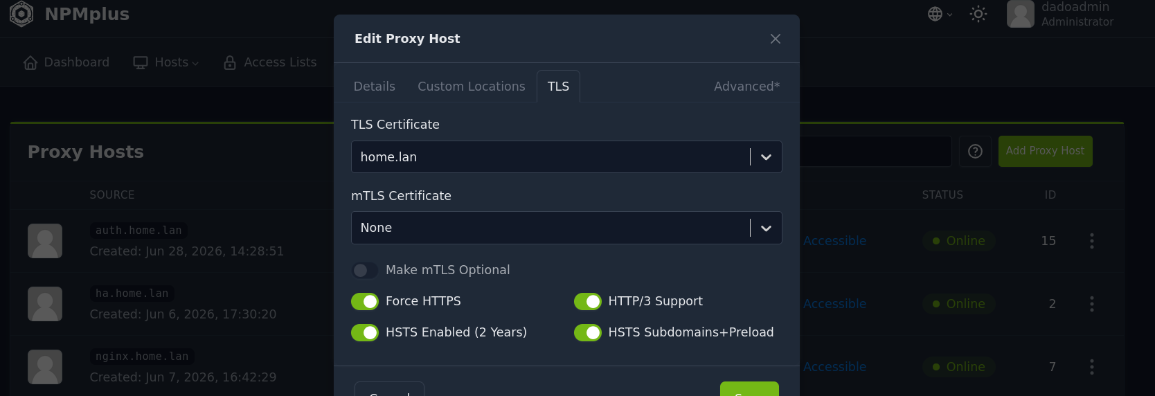 add-custom-tls-proxy-host