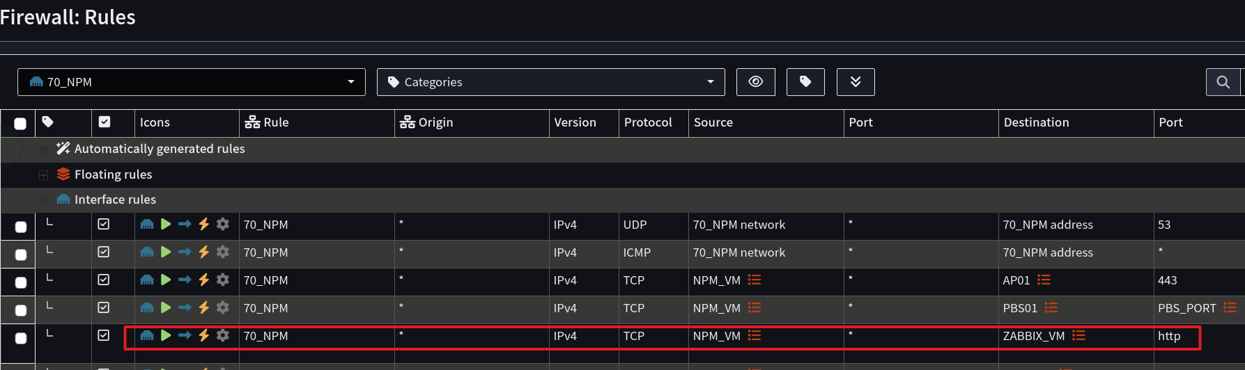 zabbix-fw-rules